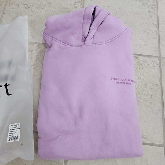 Comfort Collection Pastel Edit Lavender Hoodie - Women - Picture 2 of 8
